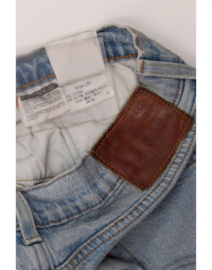 Męskie jeansy Levi's 511 Slim W36 L30 Niebieska bawełna