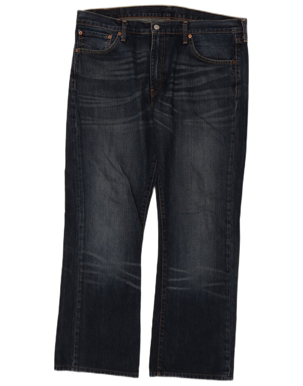 Męskie jeansy Levi's 527 Bootcut W38 L30 Granatowa bawełna