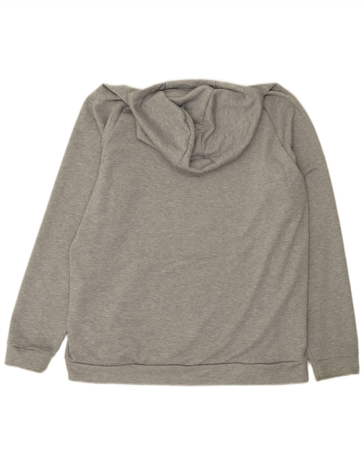 Męski sweter z kapturem Nike z grafiką XL, szary, nakrapiany poliester