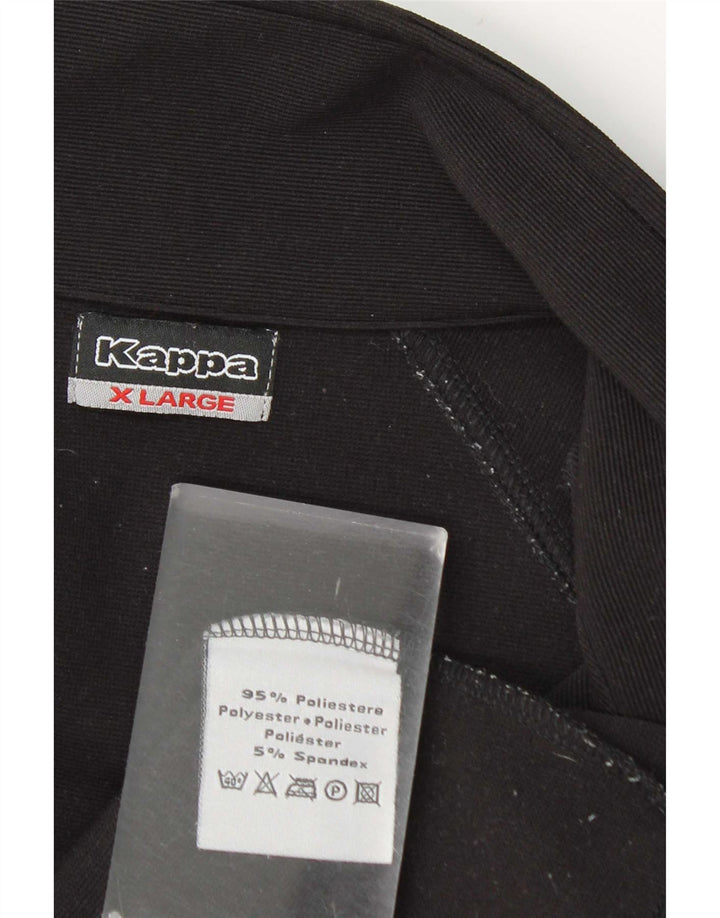 Damska kurtka dresowa Kappa UK 18 XL, czarna, poliester