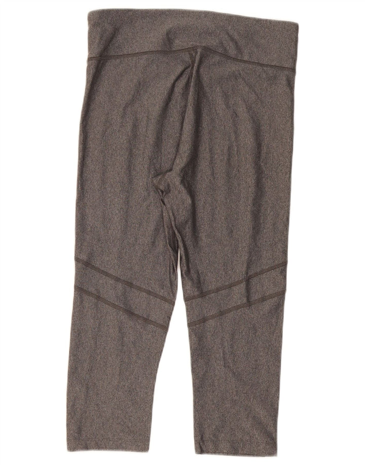 Damskie legginsy Capri Under Armour Heat Gear UK 12, średnioszare