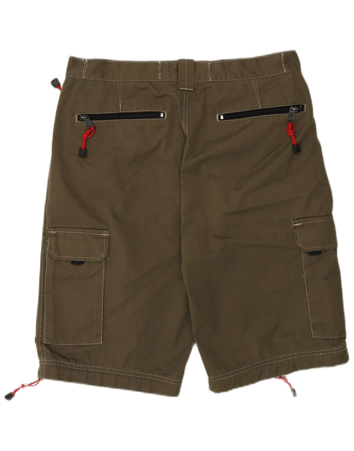 Męskie spodenki cargo Basics XL W38 Khaki Poliester