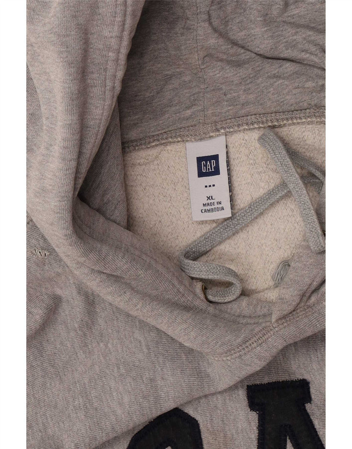 Męski sweter z kapturem Gap XL, szary, bawełniany