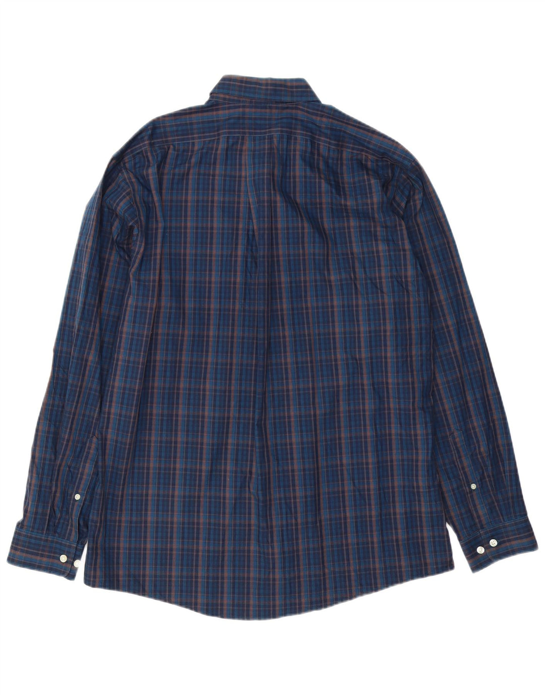Koszula męska Eddie Bauer o klasycznym kroju, duża, bawełniana w granatową kratę