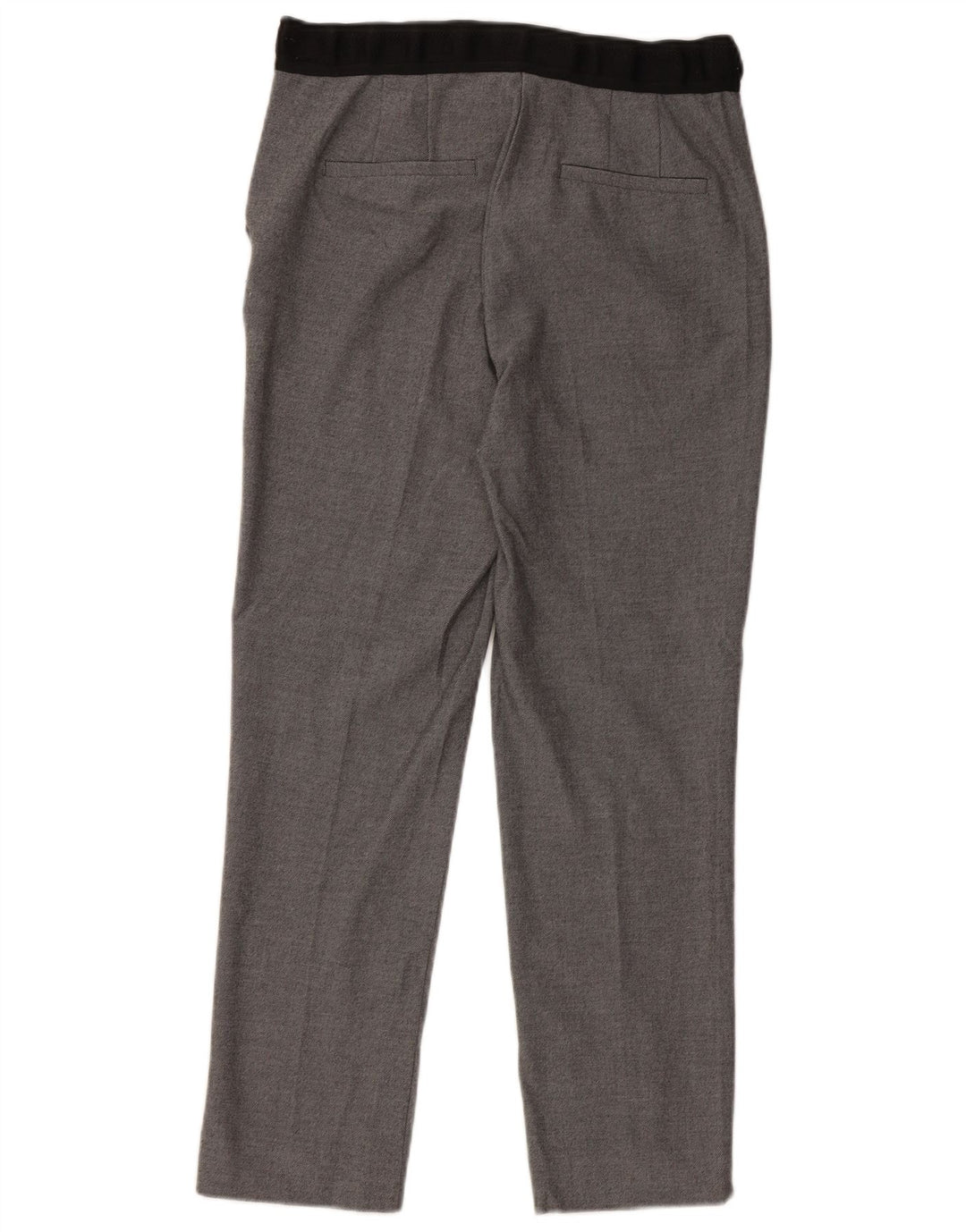 Damskie proste spodnie chino Zara, małe, W26 L27, szary poliester