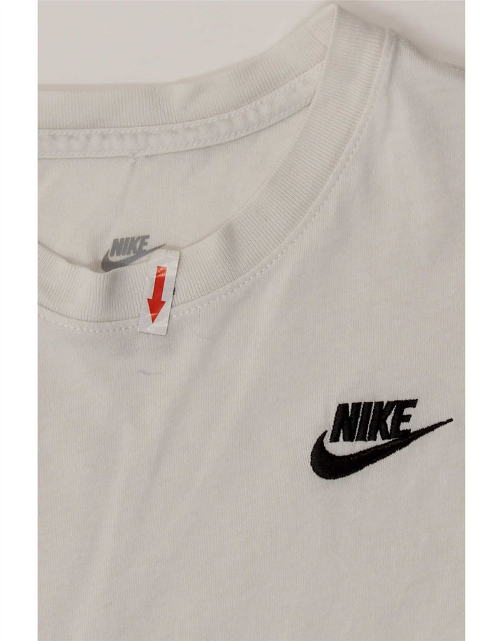 T-shirt chłopięcy Nike na 10-11 lat, średni biały