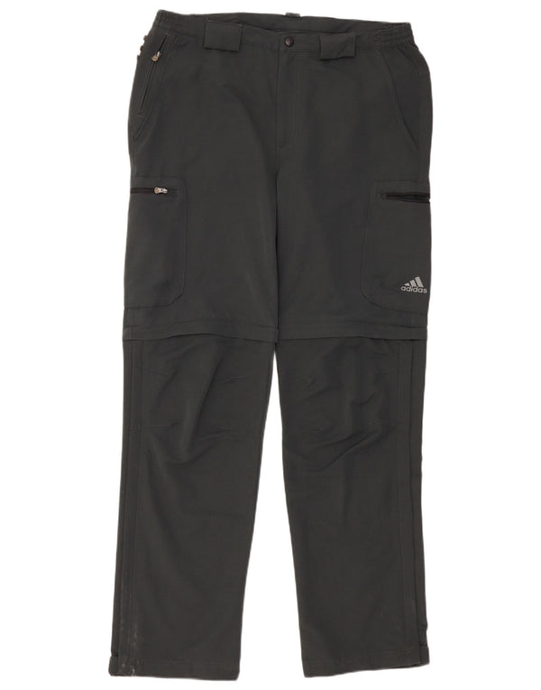 Męskie spodnie wiatrówkowe ADIDAS Clima 365 Straight W36 L34 Szare