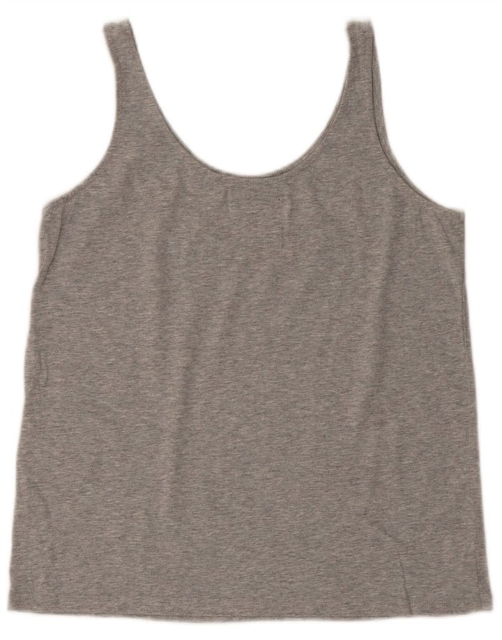 Damski top z kamizelką Superdry Graphic UK 8, mały, szary, bawełniany