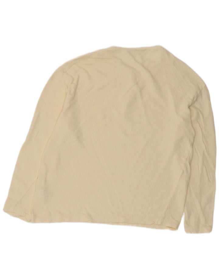 Bluzka damska Zara Top UK 18 XL Off White Cotton