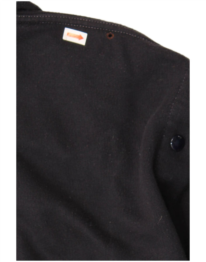 Damska dzianinowa kurtka bomber Malagrida UK 36 Mała granatowa wełniana marynarska