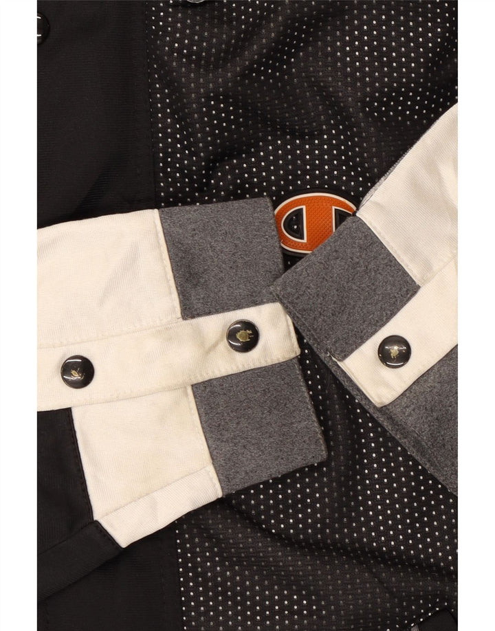 Champion Męska Oversizeowa Bluza Sportowa z Grafiką, Rozmiar S, Czarna w Kropki