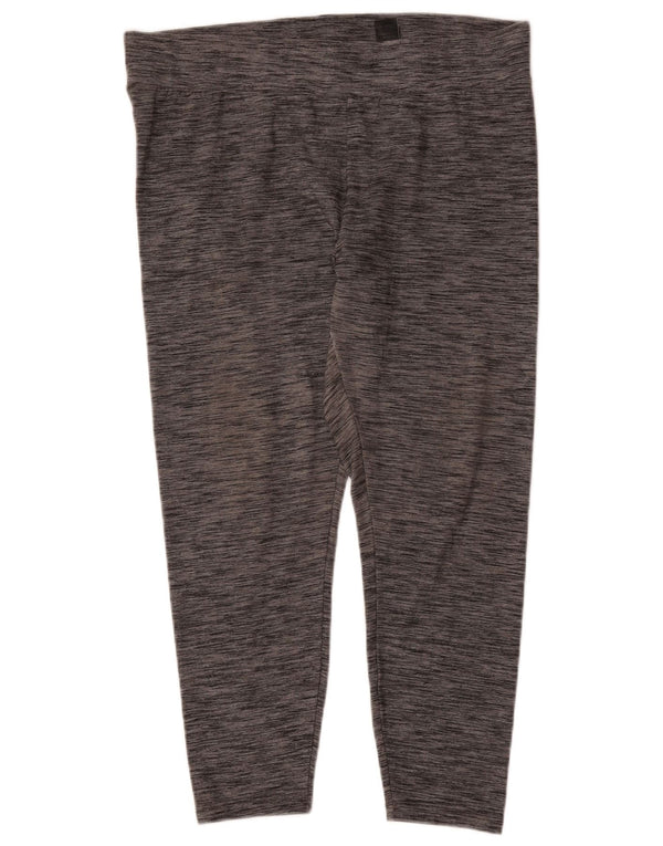 Damskie legginsy Marks & Spencer UK 18 XL, szary, nakrapiany poliester