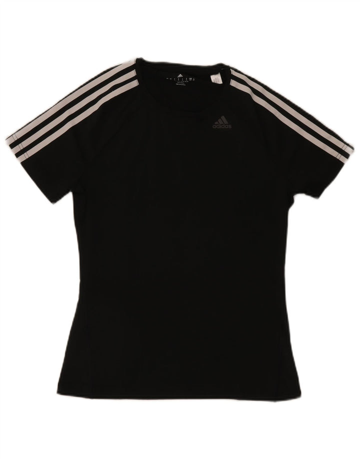 Damska koszulka Adidas Climalite Top UK 8/10 Mały czarny poliester