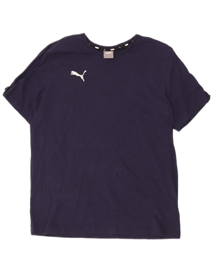 T-shirt męski Puma Top XL, granatowy, bawełniany