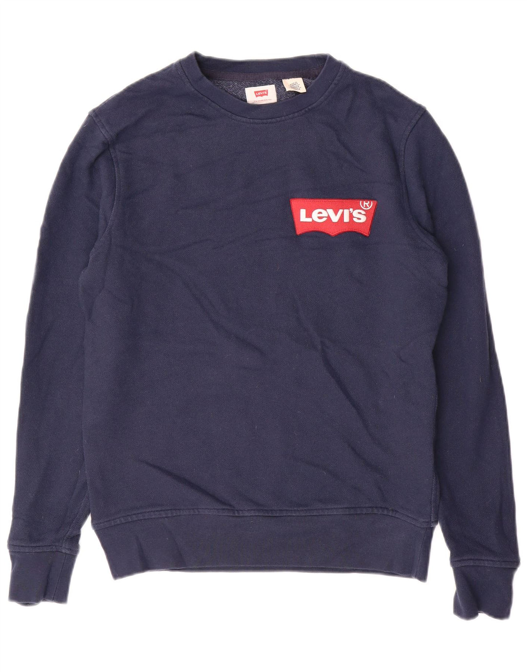 Męska bluza z grafiką LEVI'S, mała, granatowa, bawełniana