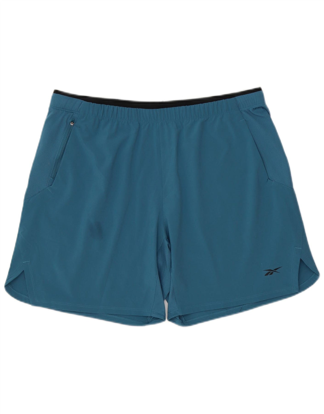 Męskie spodenki sportowe Reebok, duże, niebieskie, z poliestru