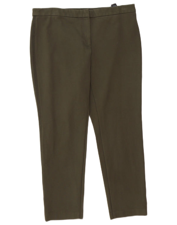 Krótkie spodnie damskie Marks & Spencer UK 14, duże W34 L26 Khaki