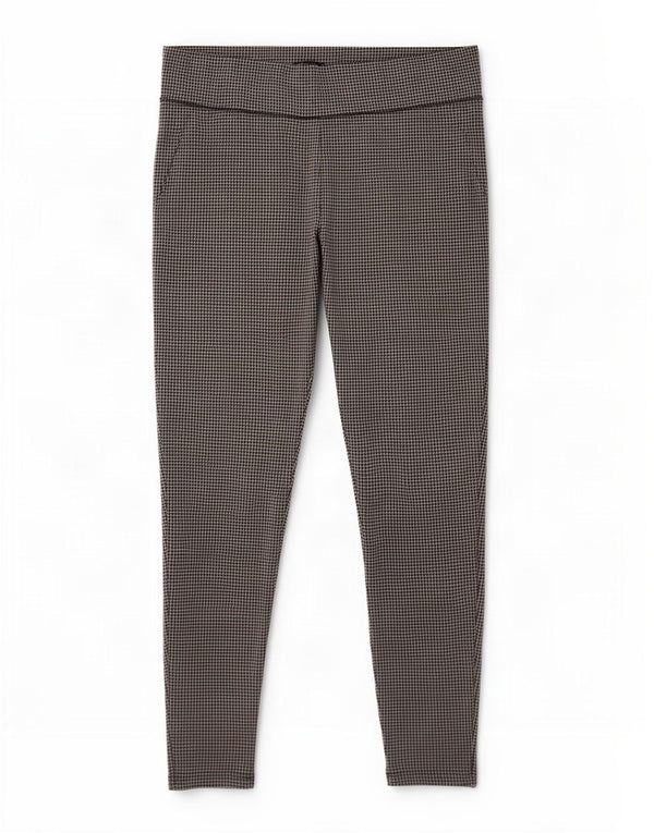 Spodnie damskie Marks & Spencer UK 22 3XL W40 L27 Czarne pepitka