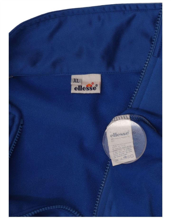 Męska kurtka dresowa Ellesse XL z poliestru w kolorze niebieskim