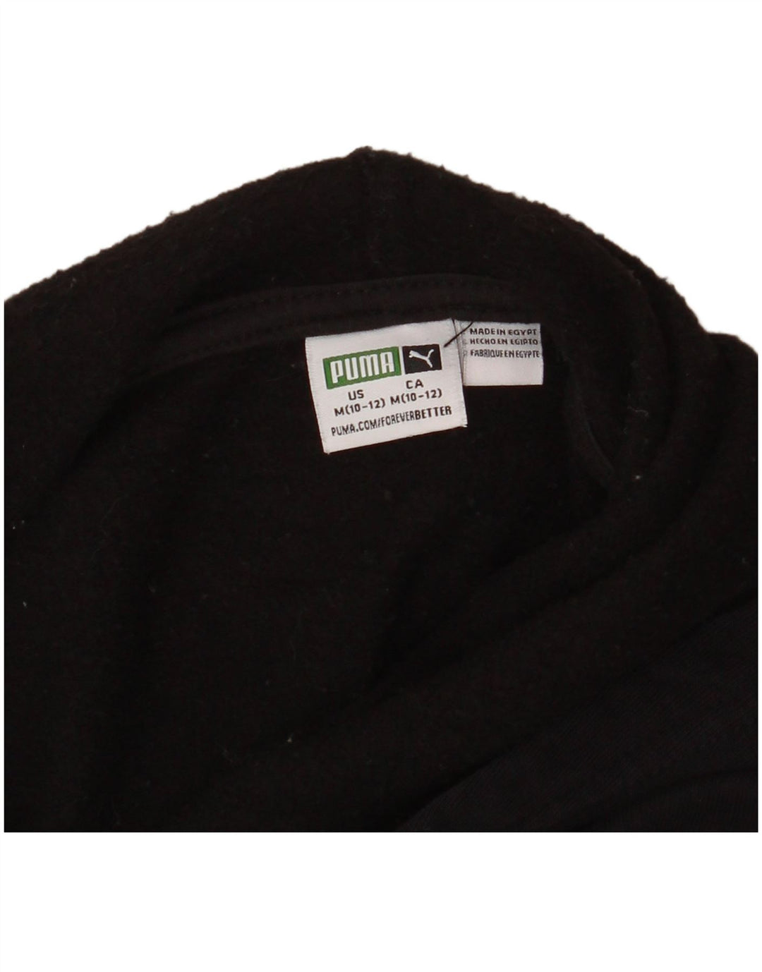 Chłopięcy sweter z kapturem i grafiką PUMA, 10-11 lat, średni czarny w cętki