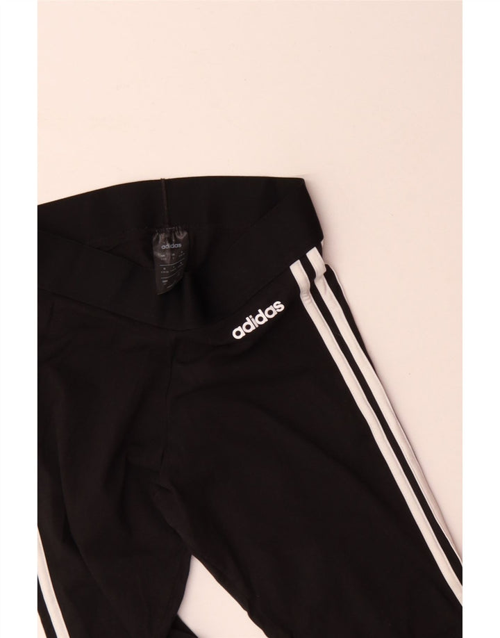 Legginsy damskie ADIDAS UK 8/10, małe, czarne, bawełniane