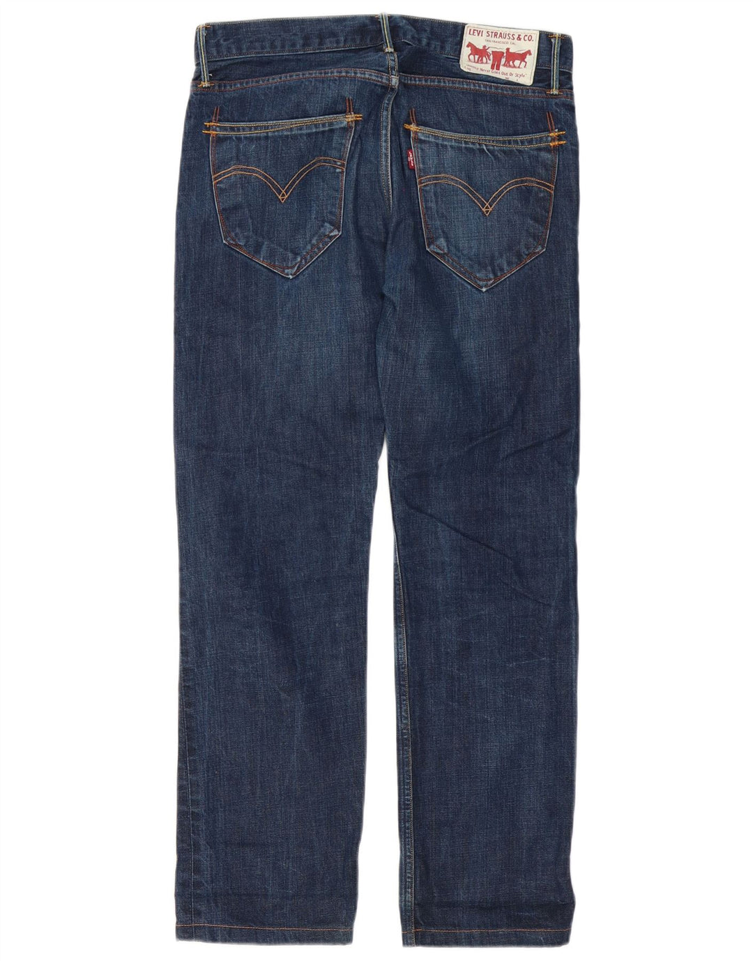 Męskie proste dżinsy LEVI'S W29 L29 Niebieskie bawełniane