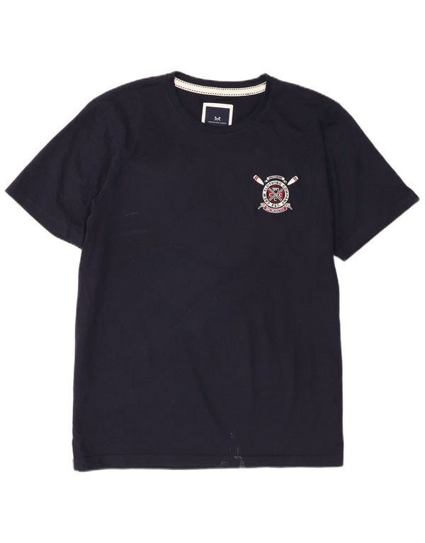 T-shirt męski Crew Clothing Top XL Granatowy, bawełniany