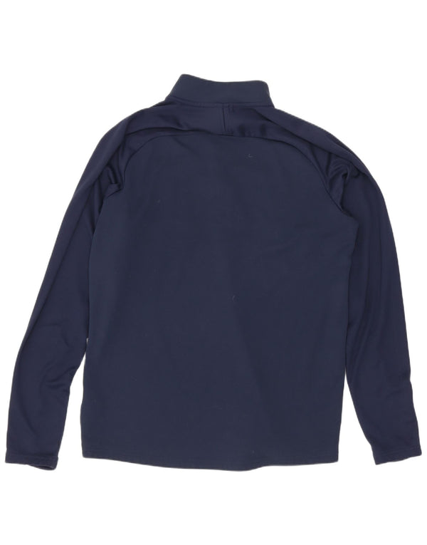 Męski dres Nike Dri Fit z pulowerem, średni granatowy kolor blokowy