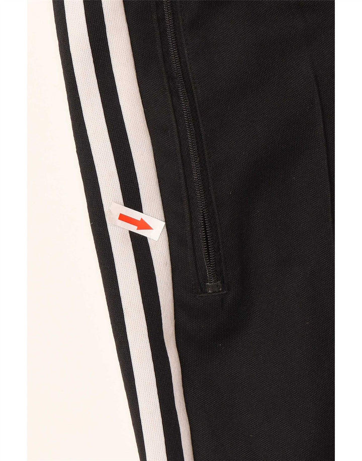 Męskie spodnie dresowe Adidas, średnie czarne, bawełniane