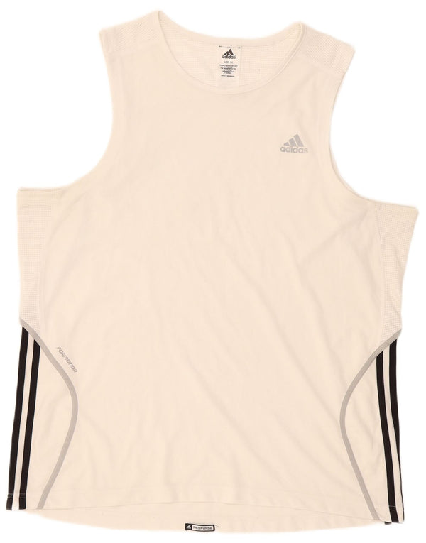 Adidas Męska Kamizelka Top XL Biały Poliester
