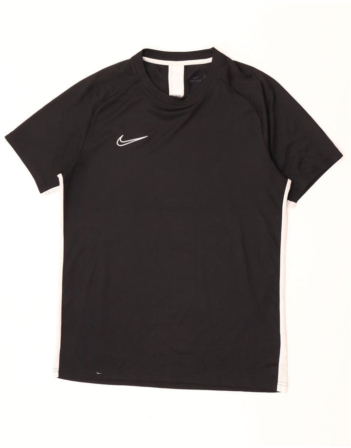 Męski T-shirt Nike Dri Fit Top, duży, czarny, z blokami kolorów