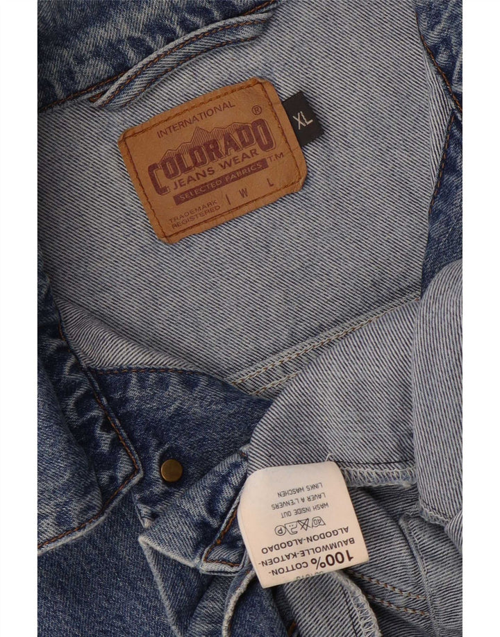 Męska kurtka dżinsowa Colorado UK 42 XL, niebieska, bawełniana