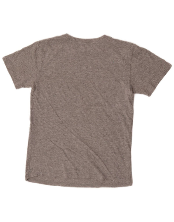 Dziewczęcy T-shirt z grafiką Tommy Hilfiger Top 15-16 lat, duży, szary nakrapiany
