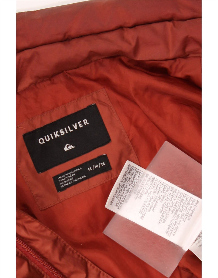 Męska ocieplana kurtka Quiksilver UK 38, średni brązowy poliester