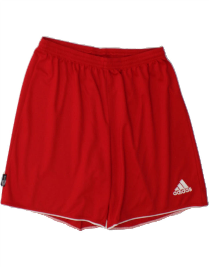 ADIDAS Mens Climalite Sport Shorts Large  Red Polyester Vintage Adidas and Second-Hand Adidas from Messina Hembry 