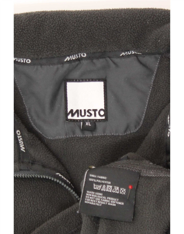 Męska kurtka polarowa Musto Liner UK 42 XL, szary poliester