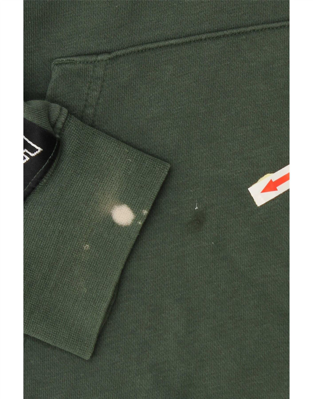 Męski sweter z kapturem Nike Graphic, średni zielony, bawełniany