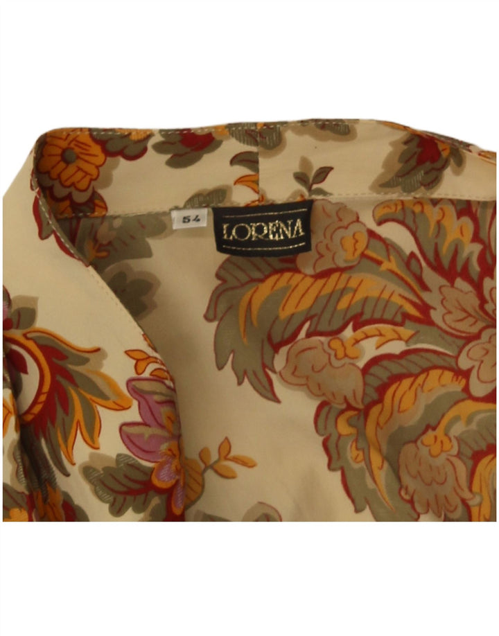 Damska bluzka koszulowa Lorena IT 54 2XL Beżowa Paisley