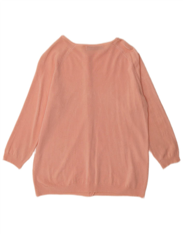 Sweter damski Zara UK 16, duży, różowy