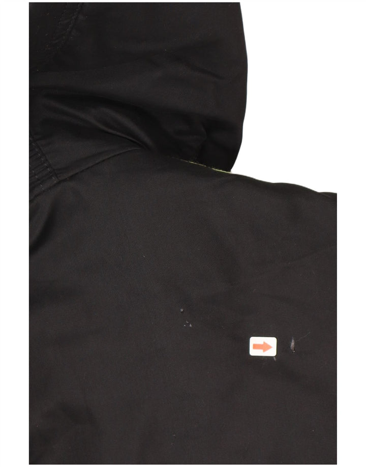 Męska kurtka wiatrówka z kapturem Valentino US 42 XL, czarny, geometryczny poliester