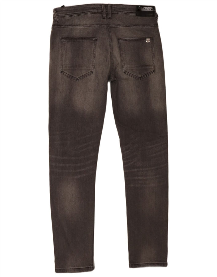 Męskie jeansy slim fit Zara EU 42 Large W32 L30 Szara bawełna