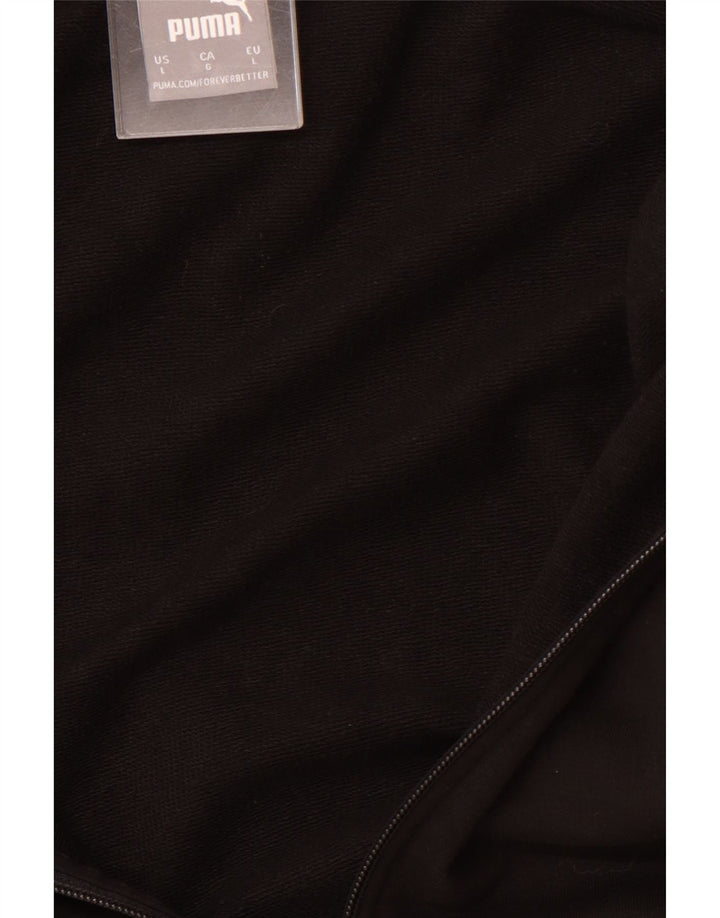 Męska kurtka dresowa PUMA z grafiką, duża, czarna