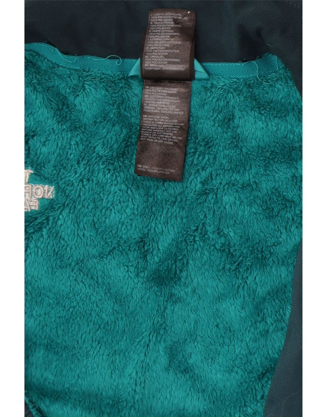 Damska kurtka polarowa The North Face UK 18 XL, turkusowy poliester