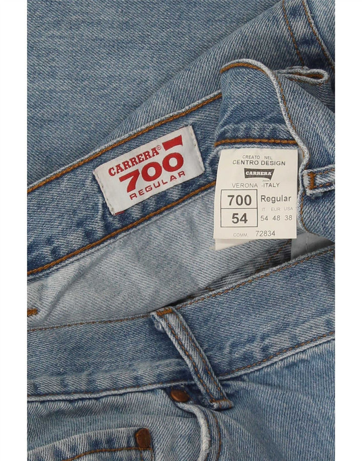 Męskie jeansy Carrera Regular Tapered W38 L34 Niebieskie bawełniane