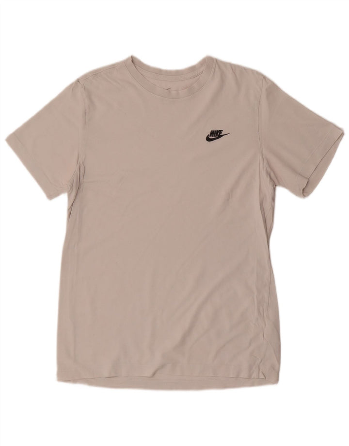 T-shirt męski Nike, średni, biały, bawełniany