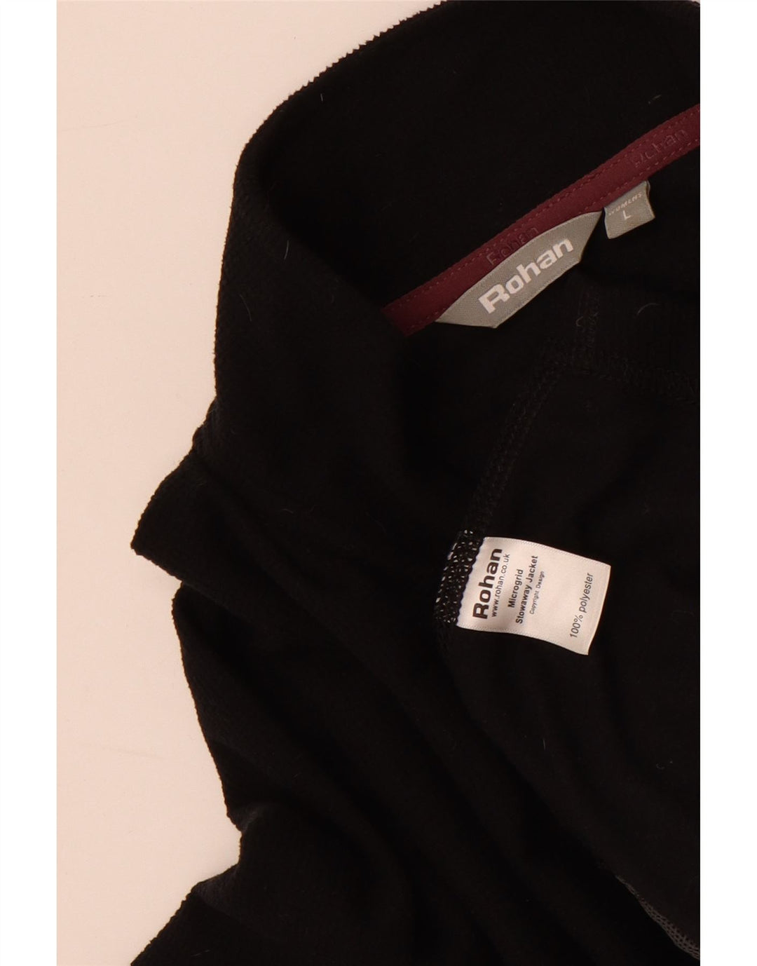 Damska kurtka dresowa Rohan UK 16, duża, czarna, poliester