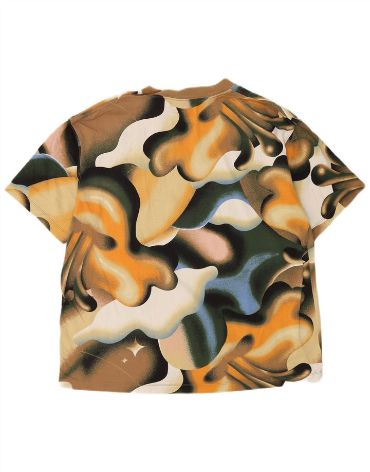 Męski T-shirt Jordan o luźnym kroju z abstrakcyjnym wzorem, duży, beżowy