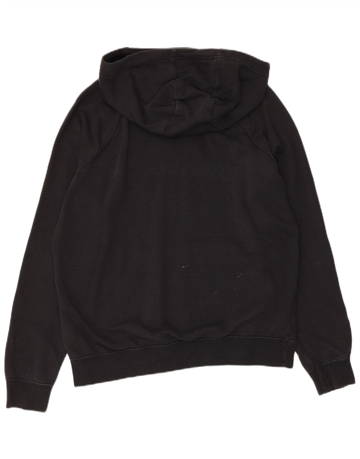 Męski sweter z kapturem NIKE, średni czarny, bawełniany