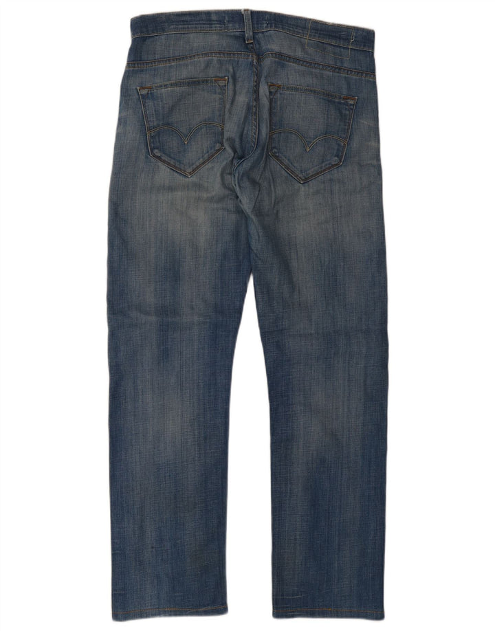 Męskie jeansy Levi's 504 Straight W33 L34 Niebieskie bawełniane