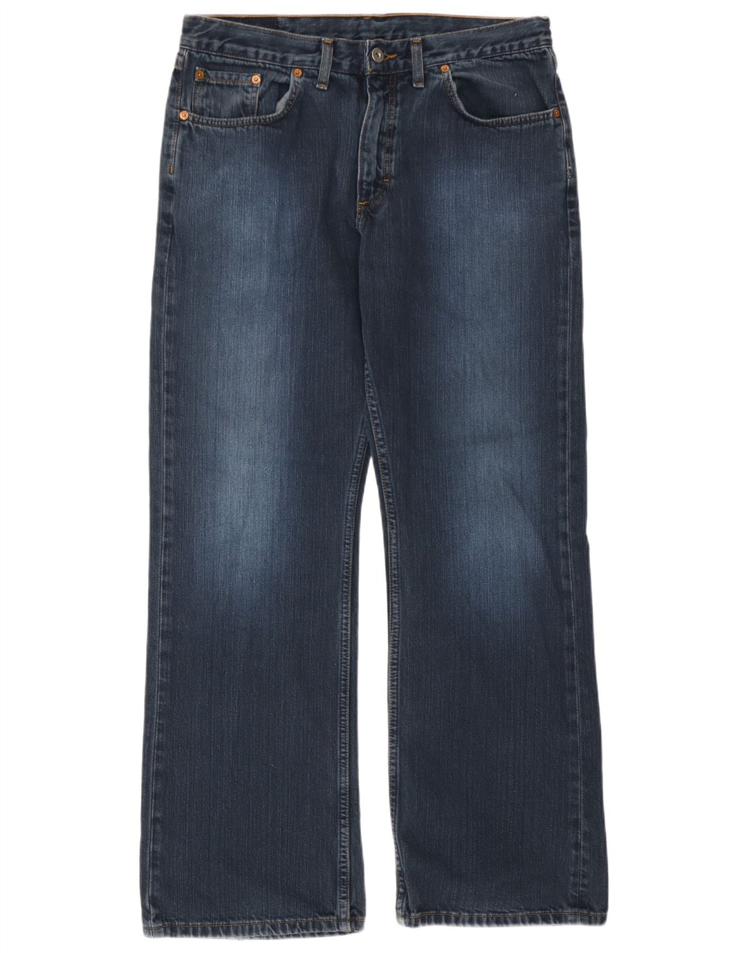Męskie dżinsy Bootcut Mustang W34 L32 Niebieskie bawełniane